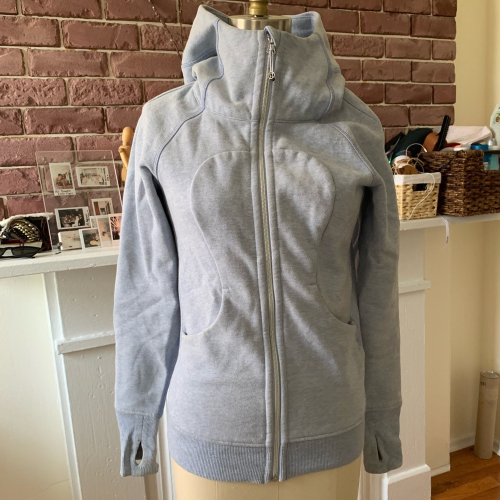 Lululemon zipper hoodie in blue